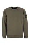 STONE ISLAND STONE ISLAND COTTON CREW-NECK SWEATSHIRT