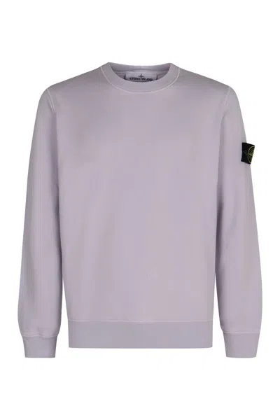 STONE ISLAND STONE ISLAND COTTON CREW-NECK SWEATSHIRT