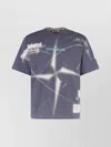 Stone Island Cotton Crew Neck T-shirt With Graphic Print