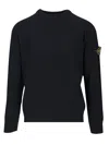 Stone Island Cotton Sweater In Blue