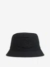 Stone Island Black Nylon Metal Bucket Hat