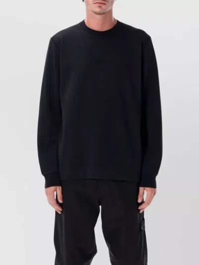 STONE ISLAND COTTON FLEECE CREW NECK LONG SLEEVE SWEATSHIRT