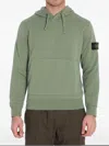 Stone Island Hoodie In Green