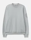 Stone Island Sweatshirt With Embroidered Logo On The Sleeve