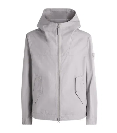 Stone Island Cotton Ghost Hooded Jacket In Neutral