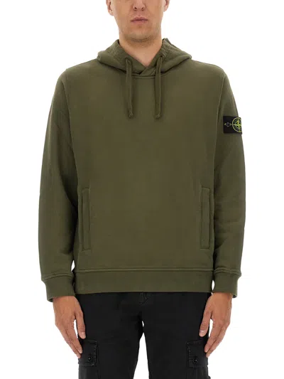 STONE ISLAND COTTON HOODIE