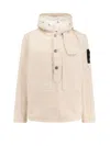 Stone Island Cotton Jacket In Pink