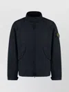Stone Island Men's Zippered Cotton Jacket In Blue