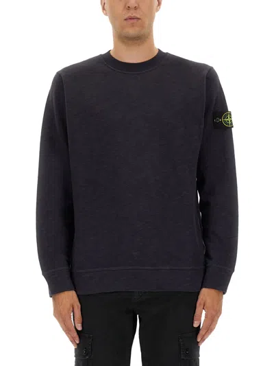 Stone Island Crewneck Sweatshirt Sweatshirts Black