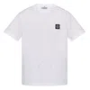 Stone Island Cotton Jersey Crewneck T-shirt In White