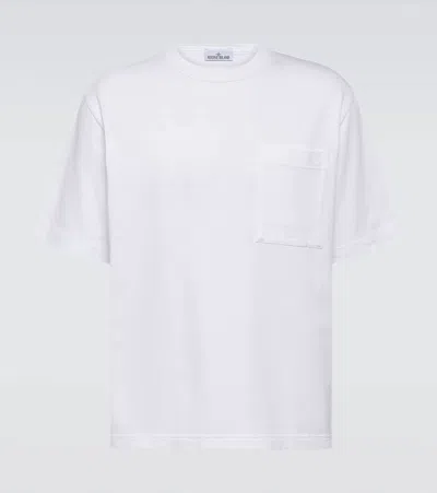 Stone Island Cotton Jersey T-shirt In White
