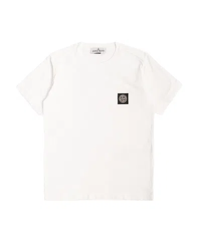Stone Island Cotton Jersey T-shirt In White