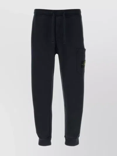 Stone Island Cotton Joggers Elastic Waistband