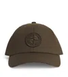STONE ISLAND COTTON LOGO BASEBALL CAP