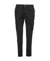 Stone Island Logo Patch Track Pants In Black
