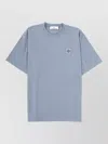 Stone Island Regular-fit T-shirt With Compass Patch In Blue