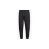 Stone Island Compass-patch Drawstring Track Pants In Black