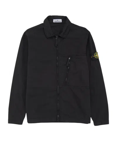 STONE ISLAND ZIP-FASTENING SHIRT JACKET