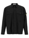 Stone Island Compass-patch Zip-up Overshirt