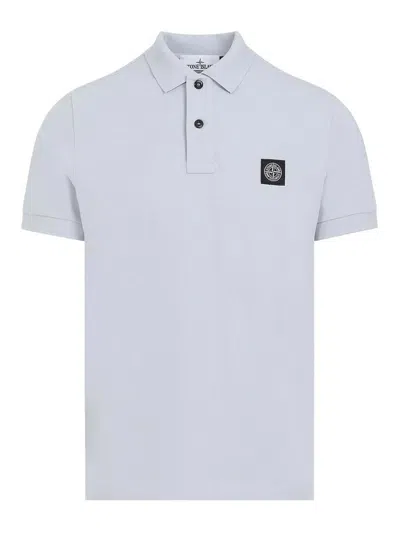 Stone Island Cotton Polo In White