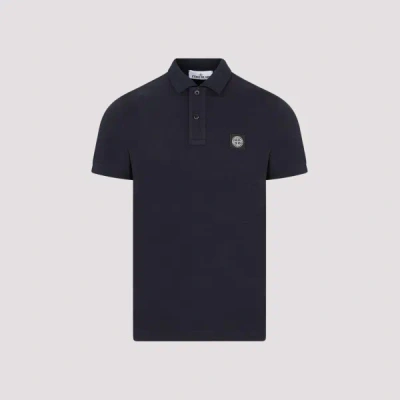 Stone Island Cotton Polo S In Blue