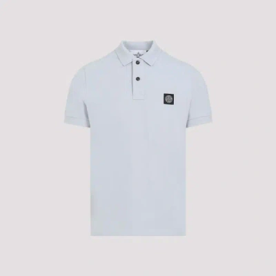 Stone Island Cotton Polo S In Blue