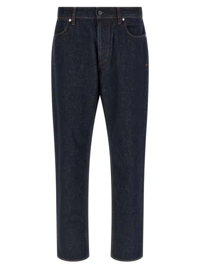 Stone Island Cotton Straight-leg Jeans In Blue