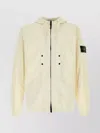 Stone Island Giubbino In Cotone Stretch Avorio Uomo In Yellow