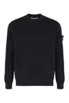 Stone Island Cotton Sweatshirt In Blue