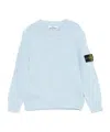 Stone Island Cotton Sweater In Blue