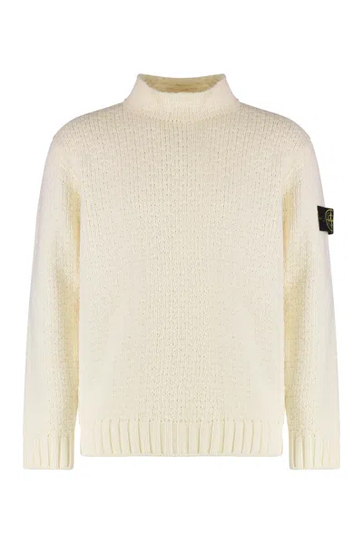 Stone Island Cotton Sweater In Neutral