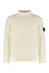 Stone Island Cotton Sweater In Yellow