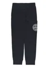 Stone Island Cotton Sweatpants In Blue