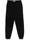 Stone Island Cotton Sweatpants In Schwarz