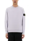 Stone Island Compass-motif Jersey-fleece Sweatshirt