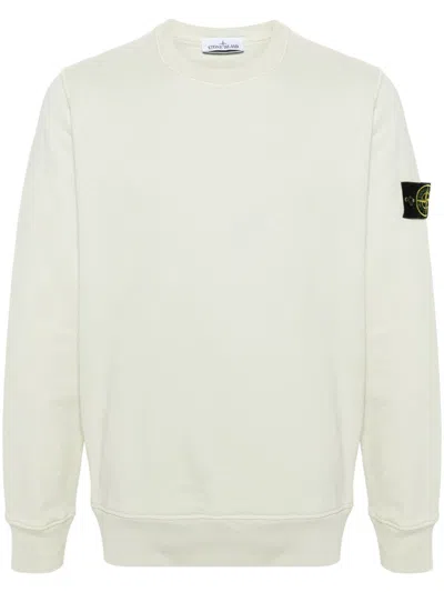 Stone Island Cotton Sweatshirt In Neutral
