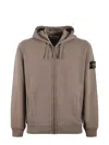 Stone Island Gray Patch Hoodie
