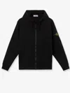 Stone Island Cotton Sweatshirt In Black