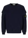 Stone Island 6100008 Pocket-detail Cotton Sweatshirt In Blue