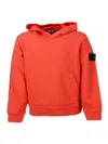Stone Island Sweater In Orange