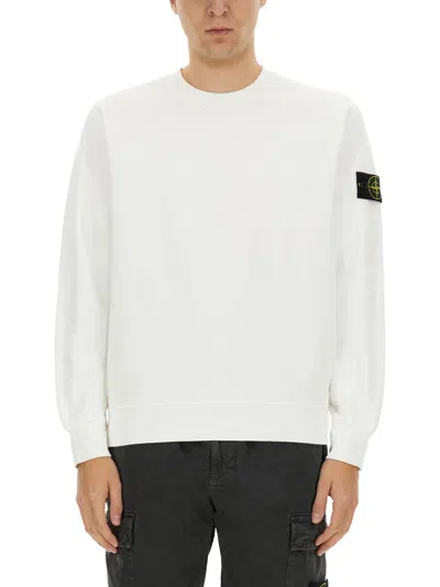 STONE ISLAND COTTON SWEATSHIRT