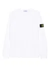 Stone Island Compass-badge Sweater In White