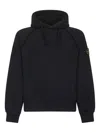 Stone Island Organic Cotton Sweatshirt In Blue