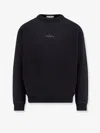 Stone Island 6100665 Cotton Fleece In Black