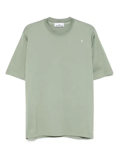 Stone Island Cotton T-shirt In Green