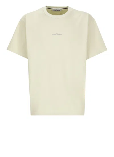 Stone Island Cotton T-shirt In Green