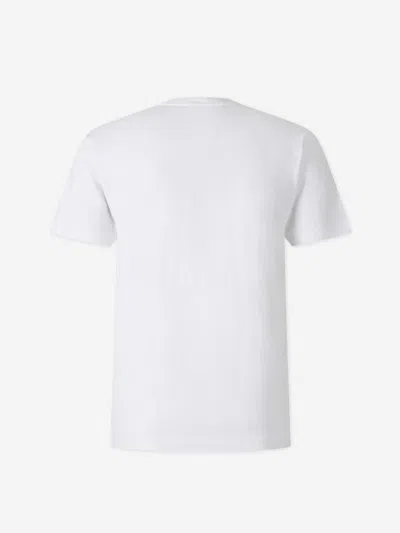 Stone Island Cotton T-shirt Logo In White