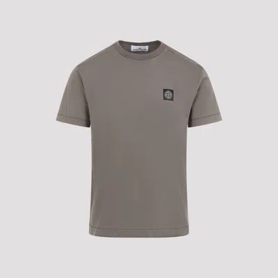 Stone Island Cotton T-shirt In V Walnut