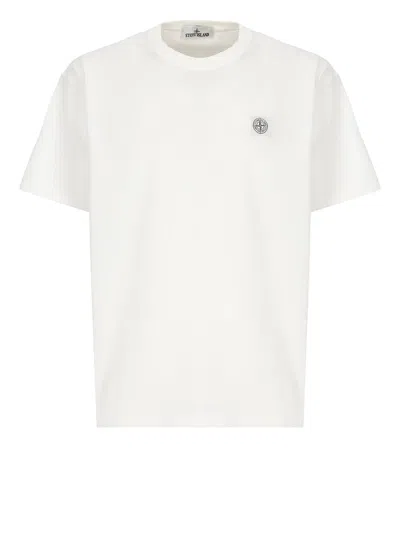 Stone Island Cotton T-shirt In White