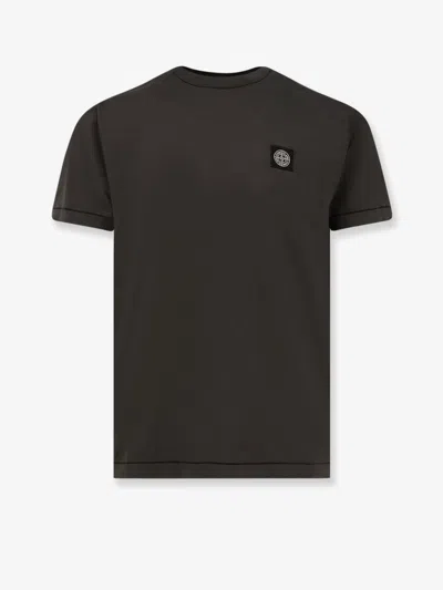 Stone Island Cotton T-shirt With Logo Patch